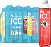Sparkling Ice Blue Variety Pack, Zero Sugar Sparkling Water, with Vitamins and Antioxidants, 17 fl oz, 12 count (Classic Lemonade, Strawberry Watermelon, Grape Raspberry, Lemon Lime)