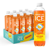Sparkling Ice STARBURST Orange, Zero Sugar Flavored Sparkling Water, with Vitamins and Antioxidants, Low Calorie Beverage, 17 fl oz Bottles (Pack of 12).