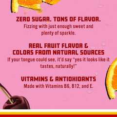 Sparkling Ice Fruit Punch Sparkling Water, with Antioxidants and Vitamins, Zero Sugar, 7.5 fl oz Cans (3/10 Pack)