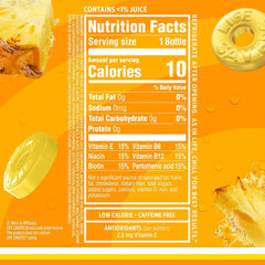 Sparkling Ice LIFESAVERS Pineapple, Zero Sugar Flavored Sparkling Water, with Vitamins and Antioxidants, Low Calorie Beverage, 17 fl oz Bottles (Pack of 12)