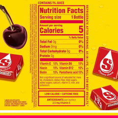 Sparkling Ice STARBURST Cherry, Zero Sugar Flavored Sparkling Water, with Vitamins and Antioxidants, Low Calorie Beverage, 17 fl oz Bottles (Pack of 12)