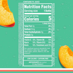 Sparkling Ice, Peach Nectarine Sparkling Water, Zero Sugar Flavored Water, with Antioxidants and Vitamins, 17 fl oz Bottle