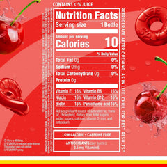 Sparkling Ice LIFESAVERS Wild Cherry, Zero Sugar Flavored Sparkling Water, with Vitamins and Antioxidants. No Artificial Dyes, Low Calorie Beverage, 17 fl oz Bottles (Pack of 12)
